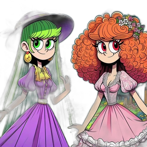 dress, concept art, cartoon, anime transparent PNG cut-out