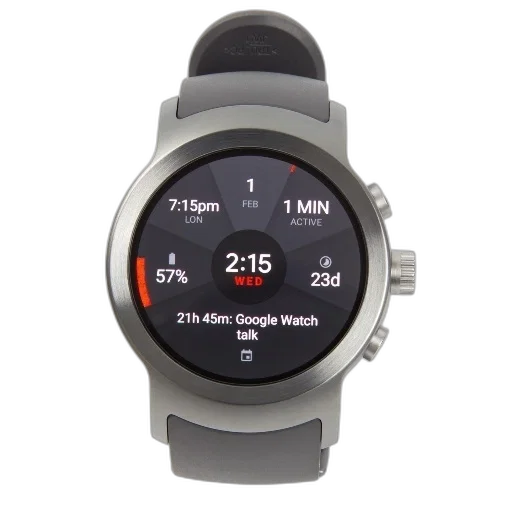 smartwatch, round, face, displaying transparent PNG cut-out