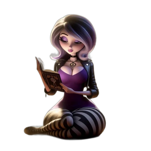 dress, staff, fantasy art, concept art transparent PNG cut-out