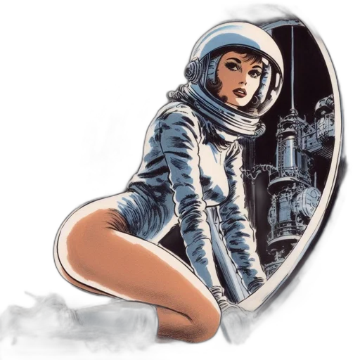 jacket, comic book art, concept art, cartoon transparent PNG cut-out