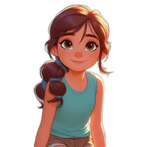 face, dress, staff, cartoon transparent PNG cut-out