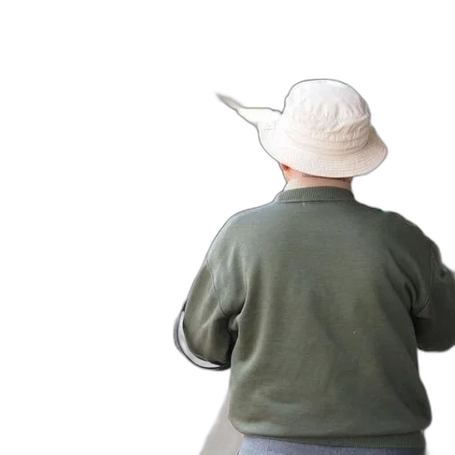 hat, staff, jacket, weapon transparent PNG cut-out
