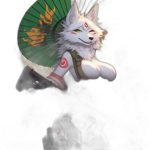 staff, dragon, mask, creature transparent PNG cut-out