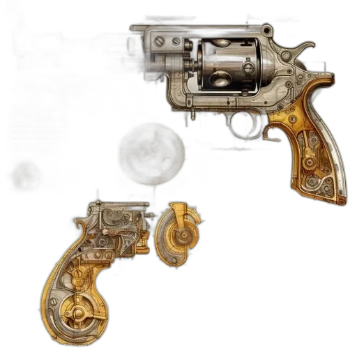 weapon, jewelry, concept art, photorealistic transparent PNG cut-out