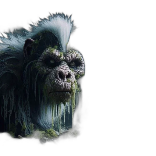 creature, animal, concept art, photorealistic transparent PNG cut-out