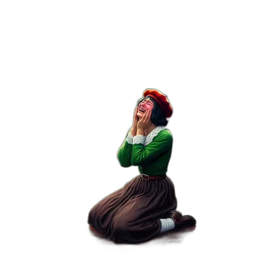 staff, dress, hat, crown transparent PNG cut-out