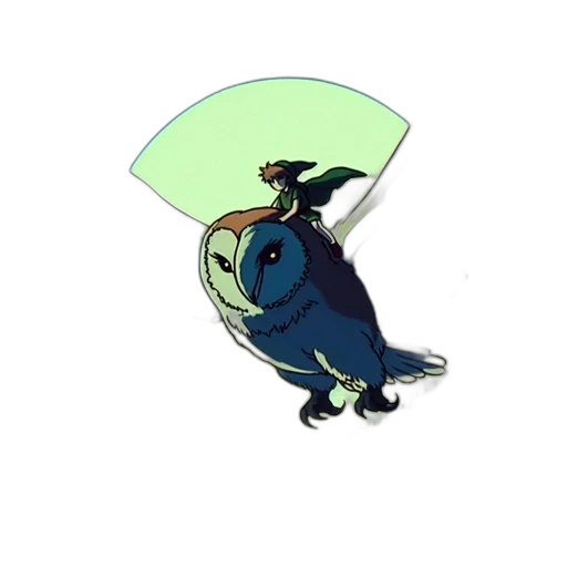 umbrella, hat, staff, creature transparent PNG cut-out
