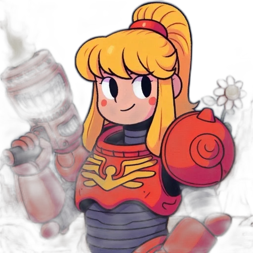 robot, weapon, crown, staff transparent PNG cut-out
