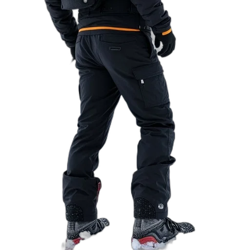 jacket, black, alpine, pant transparent PNG cut-out