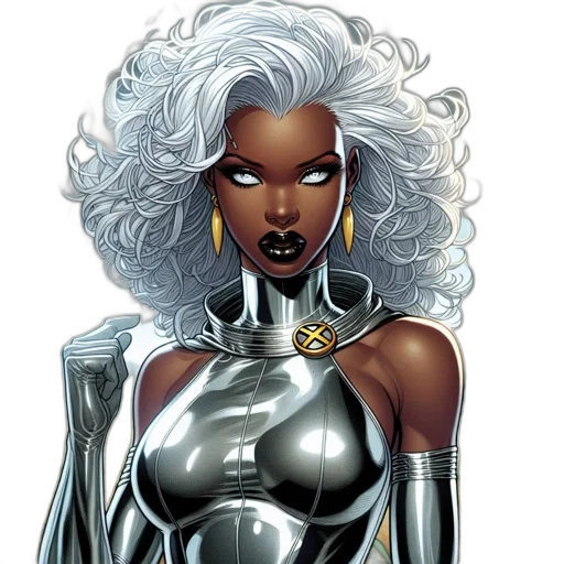 comic book art, concept art, female, superhero transparent PNG cut-out
