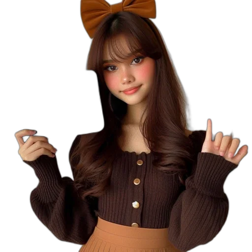 hat, jacket, 3d render, photorealistic transparent PNG cut-out