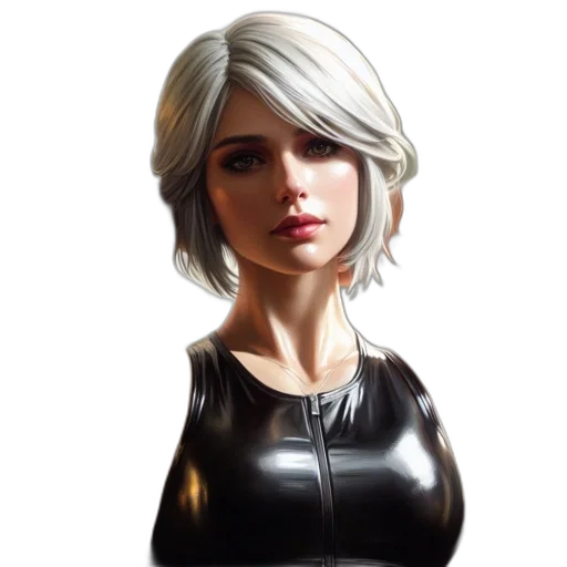 face, jacket, dress, robot transparent PNG cut-out