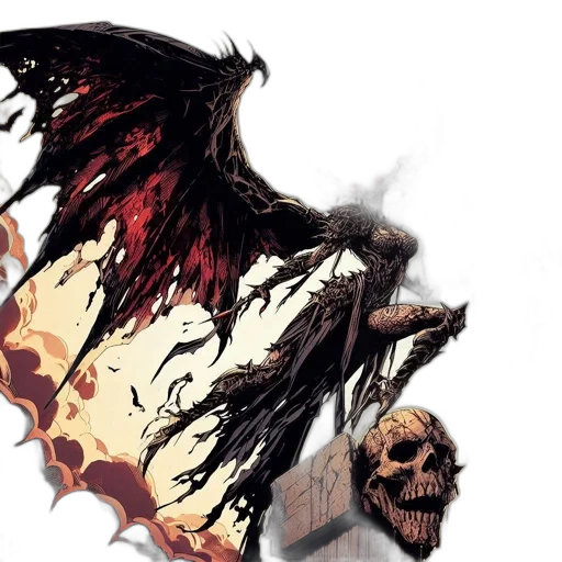 dragon, concept art, comic book art, fantasy art transparent PNG cut-out
