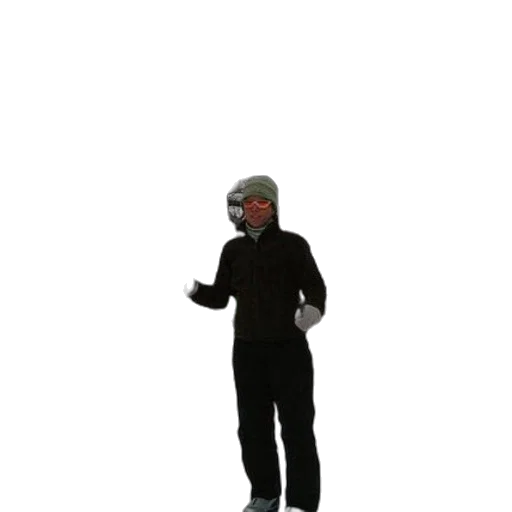 jacket, staff, mask, robot transparent PNG cut-out