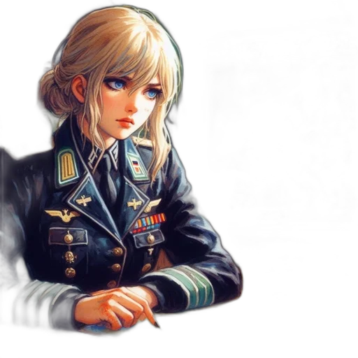 jacket, weapon, staff, face transparent PNG cut-out