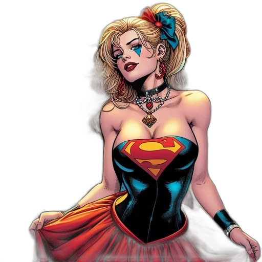 dress, comic book art, concept art, cartoon transparent PNG cut-out