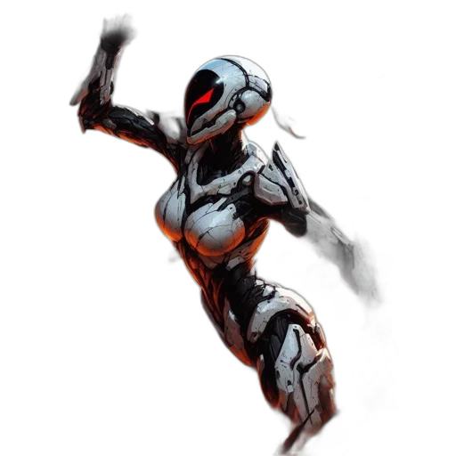 robot, weapon, creature, concept art transparent PNG cut-out