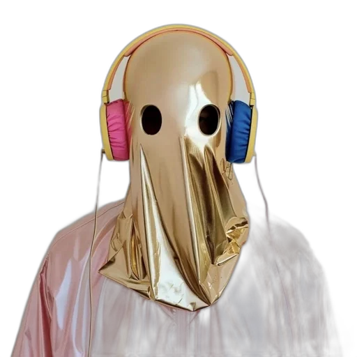 mask, creature, robot, jacket transparent PNG cut-out