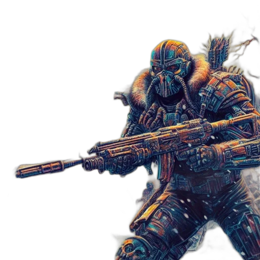 weapon, robot, concept art, fantasy art transparent PNG cut-out