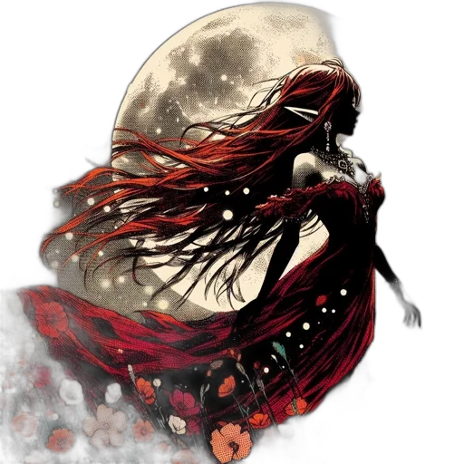 dress, mask, creature, concept art transparent PNG cut-out
