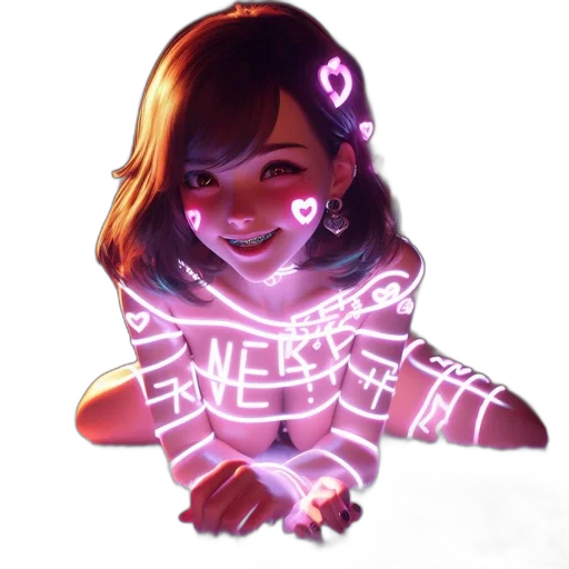 dress, robot, jewelry, staff transparent PNG cut-out