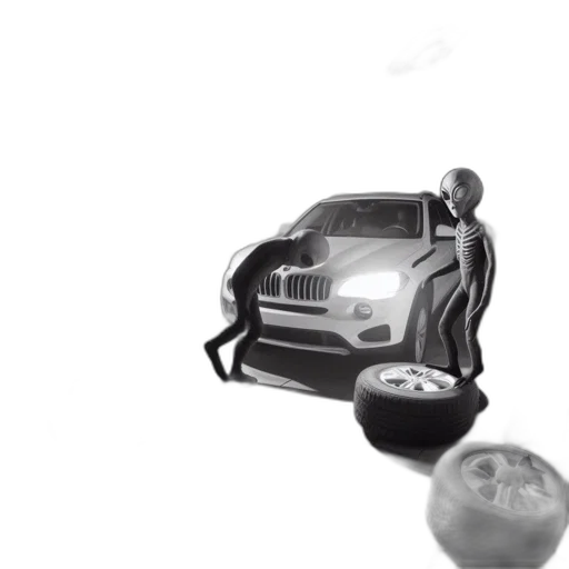car, robot, weapon, shoes transparent PNG cut-out