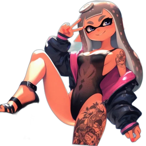jacket, weapon, dress, concept art transparent PNG cut-out