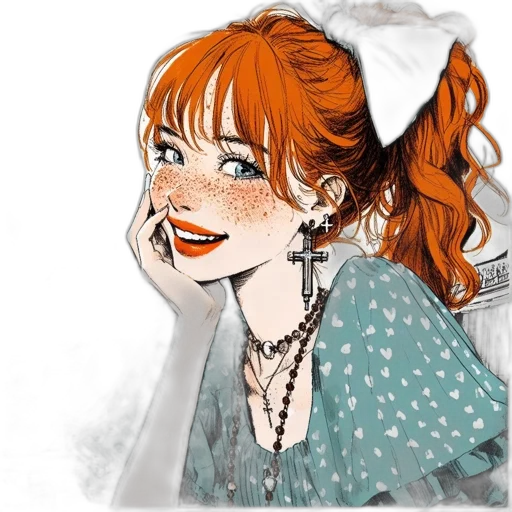 jewelry, face, dress, staff transparent PNG cut-out