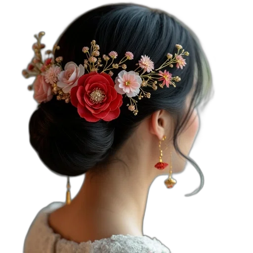 crown, jewelry, flower, dress transparent PNG cut-out