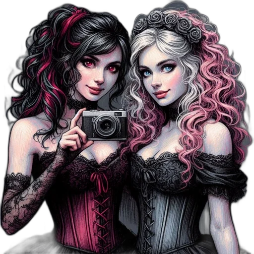 fantasy art, comic book art, concept art, photorealistic transparent PNG cut-out