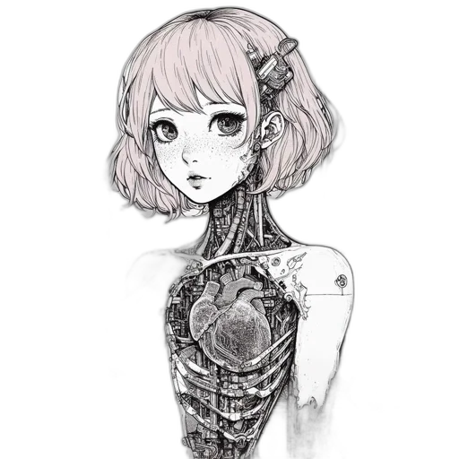 dress, robot, creature, jewelry transparent PNG cut-out