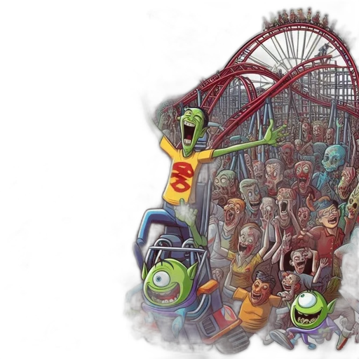 concept art, outer space, bustling, theme transparent PNG cut-out