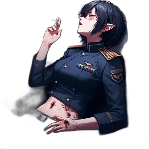 staff, jacket, weapon, crown transparent PNG cut-out