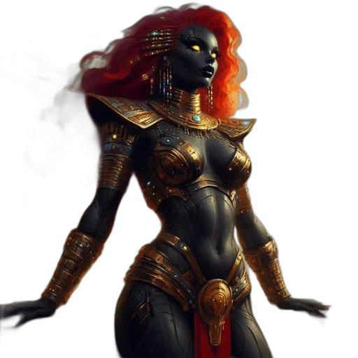 concept art, fantasy art, comic book art, 3d render transparent PNG cut-out