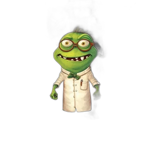 staff, creature, jacket, face transparent PNG cut-out