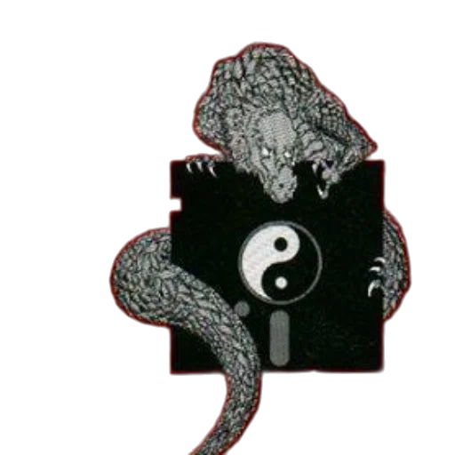 staff, dragon, creature, jacket transparent PNG cut-out
