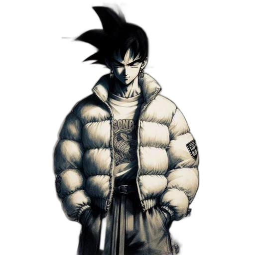 jacket, animal, concept art, comic book art transparent PNG cut-out