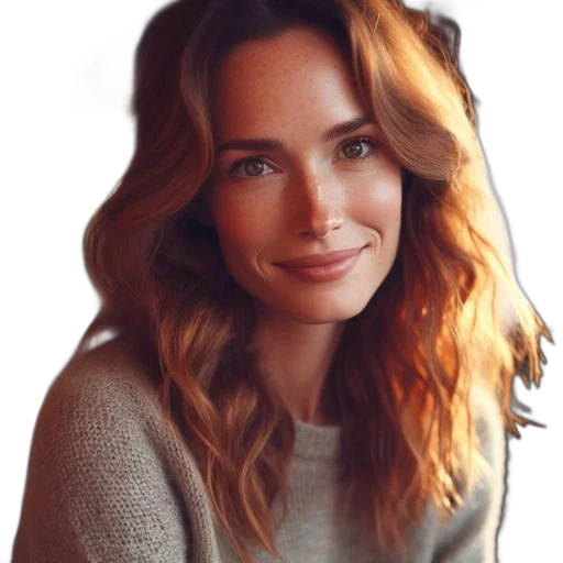 face, hair, crown, staff transparent PNG cut-out
