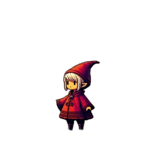 staff, hat, dress, weapon transparent PNG cut-out