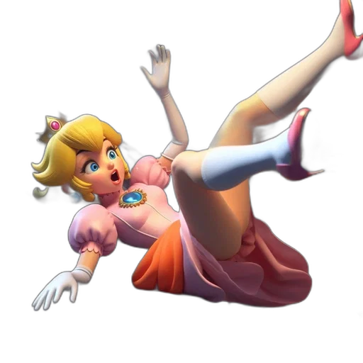 dress, staff, weapon, shoes transparent PNG cut-out