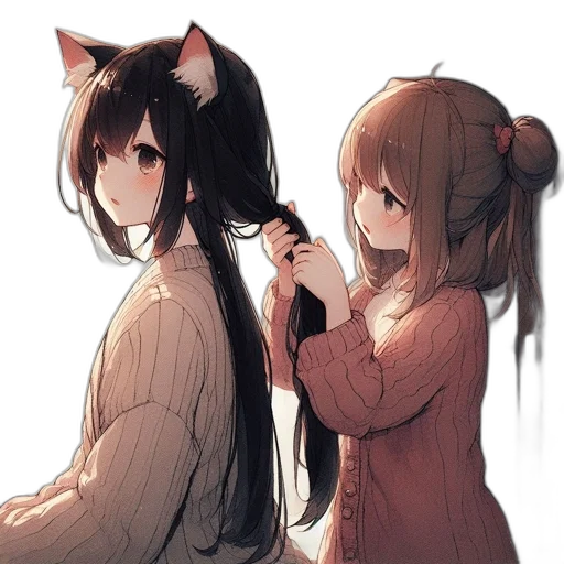 staff, weapon, hair, mask transparent PNG cut-out