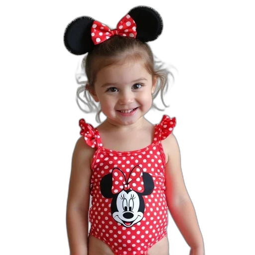dress, minnie, mouse, swimsuit transparent PNG cut-out