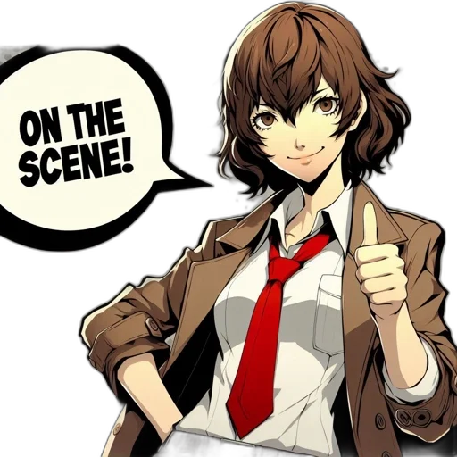 staff, weapon, face, jacket transparent PNG cut-out
