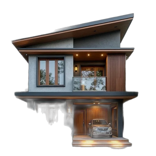 building, furniture, 3d render, photorealistic transparent PNG cut-out