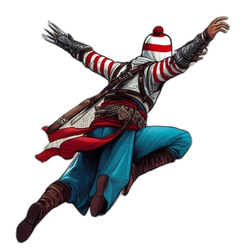 hat, jacket, concept art, 3d render transparent PNG cut-out