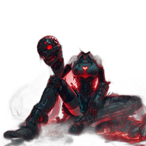 robot, mask, creature, dragon transparent PNG cut-out