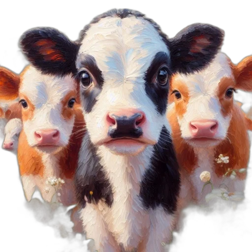 animal, oil painting, photorealistic, concept art transparent PNG cut-out