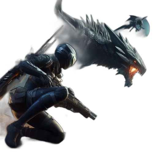 dragon, animal, creature, weapon transparent PNG cut-out