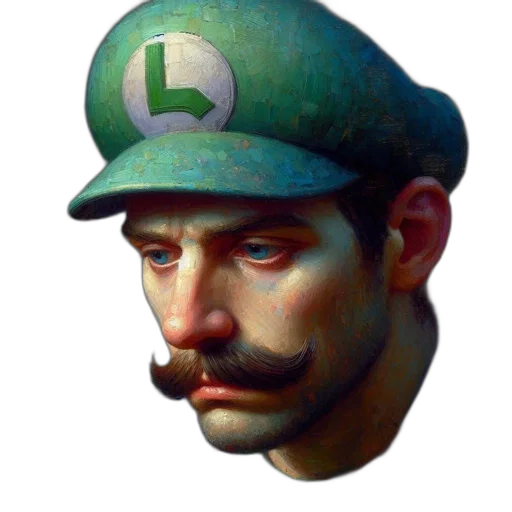 hat, face, mask, staff transparent PNG cut-out