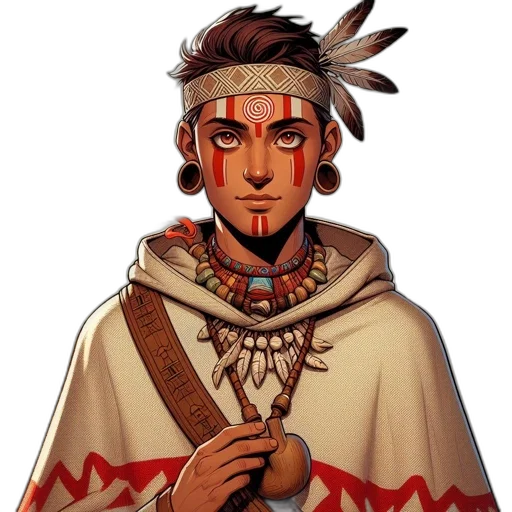staff, face, jewelry, mask transparent PNG cut-out
